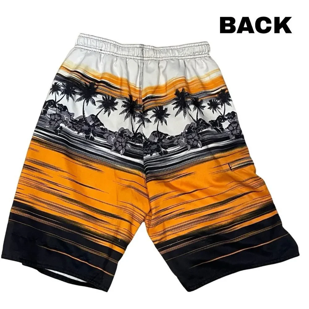Burnside Men’s Board Shorts – Size Small – Vibrant Tropical Print NEW W/O TAGS